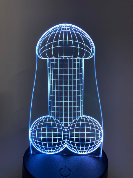 3D illusion Dick Lamp