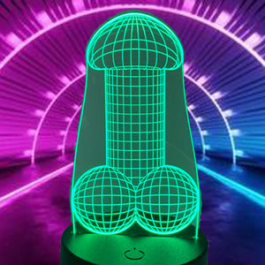 Illuminate with Intrigue: Unveiling the 3D Illusion Dick Lamp