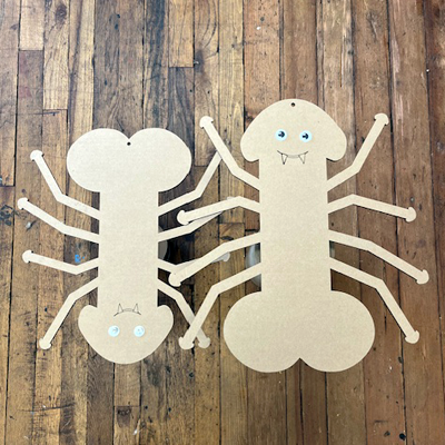 Halloween Dick SPIDERS! 2 pack