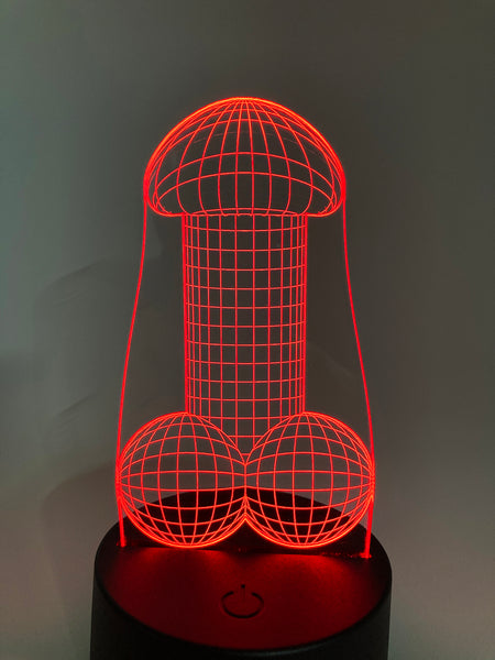 3D illusion Dick Lamp
