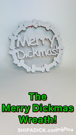 Merry Dickmas Wreath!